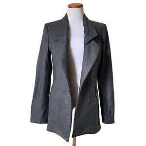 NEW Twenty8Twelve by s. miler Drake Wool Jacket Blazer Open Front Dual Collar 8